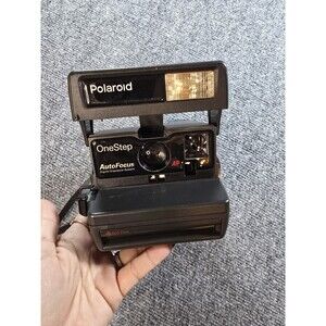 Vintage Polaroid One Step AF Auto Focus 600 Camera With Strap